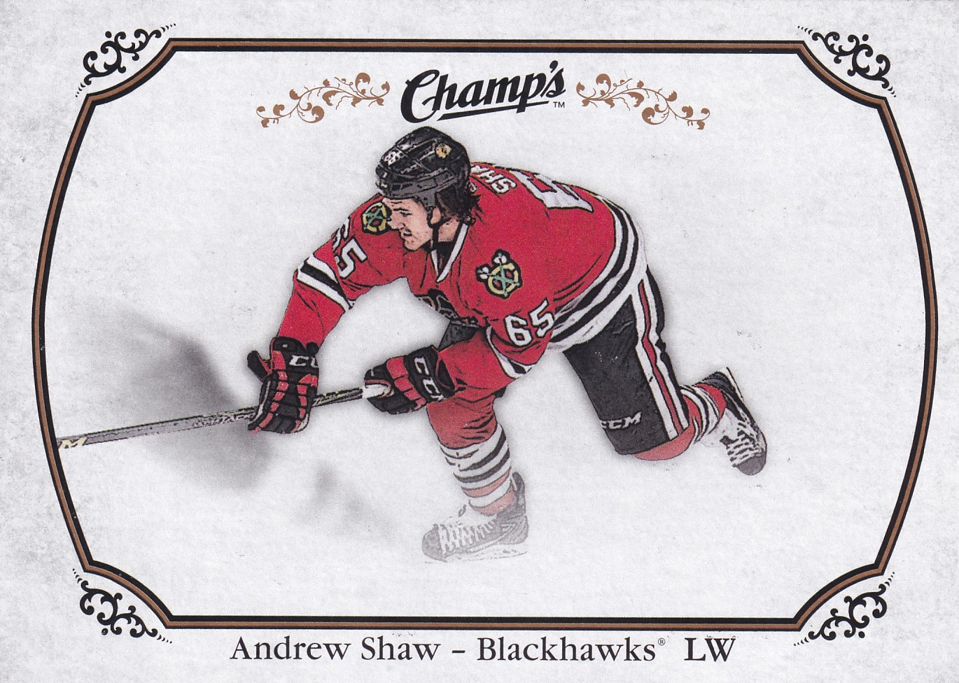 Andrew Shaw - 2015/16 UD Champ's Hockey - #89