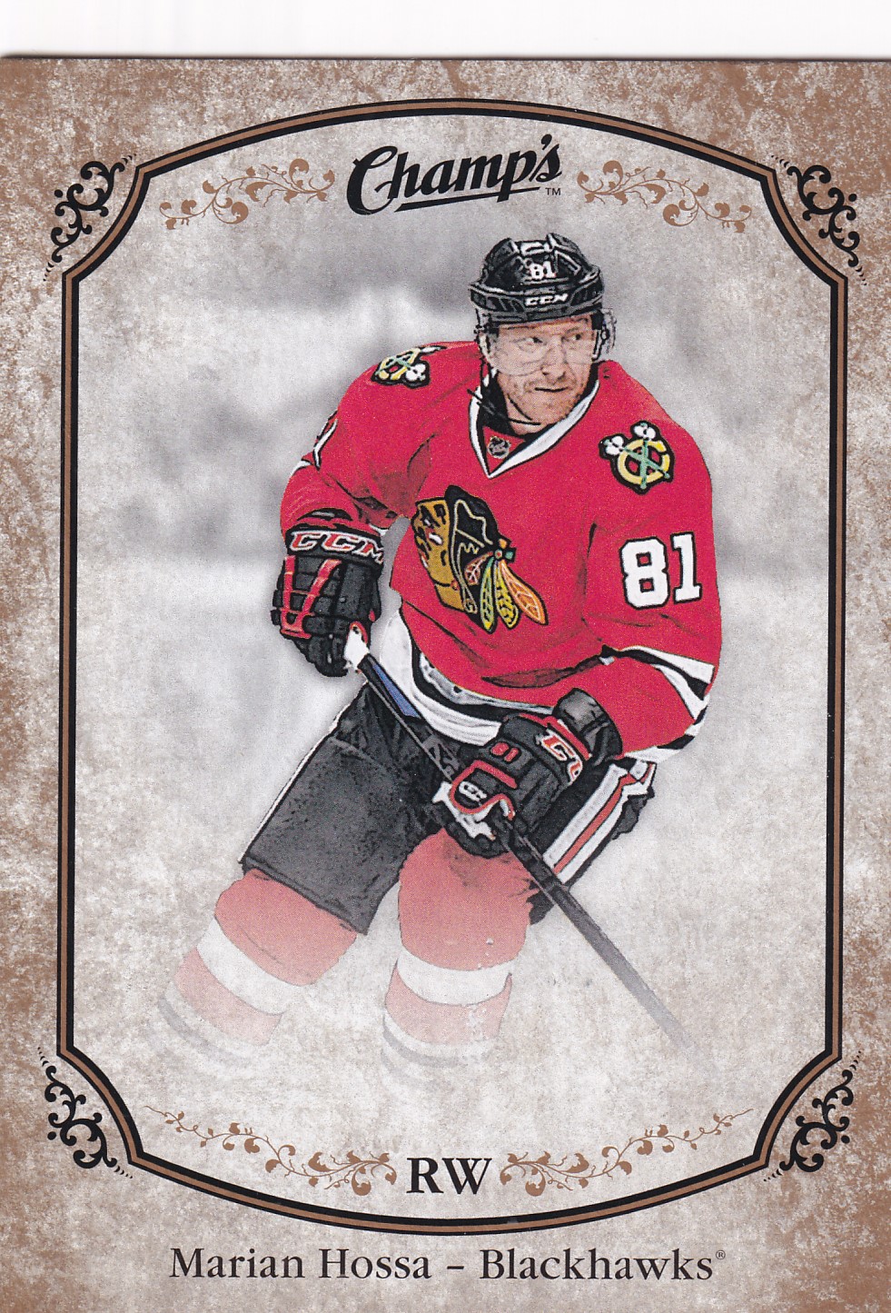 Marian Hossa - 2015/16 UD Champ's Hockey - Gold - #224