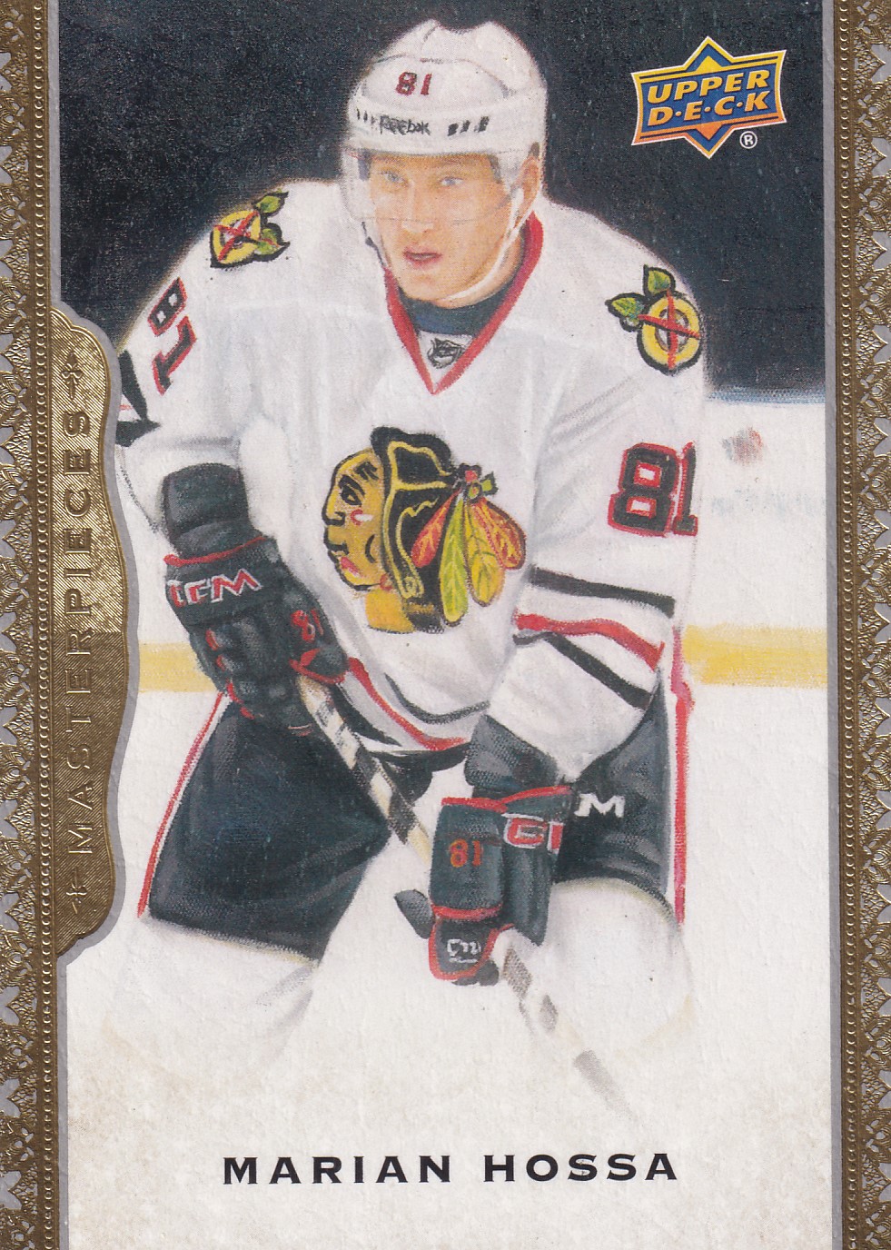Marian Hossa - 2014/15 UD Masterpieces Hockey - #33