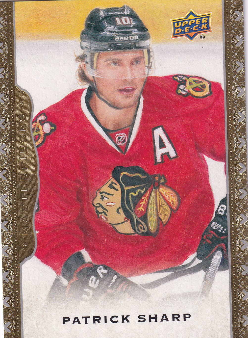 Patrick Sharp - 2014/15 UD Masterpieces Hockey - #77