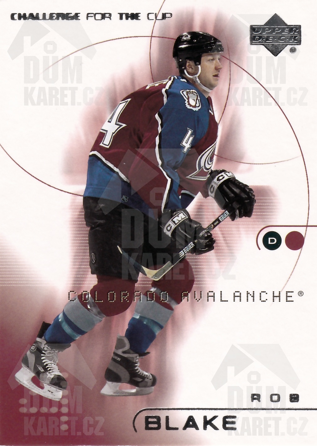 Rob Blake - 2001/02 UD Challenge For The Cup - #16