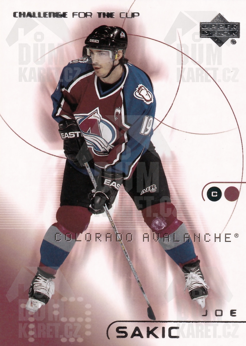Joe Sakic - 2001/02 UD Challenge For The Cup - #17