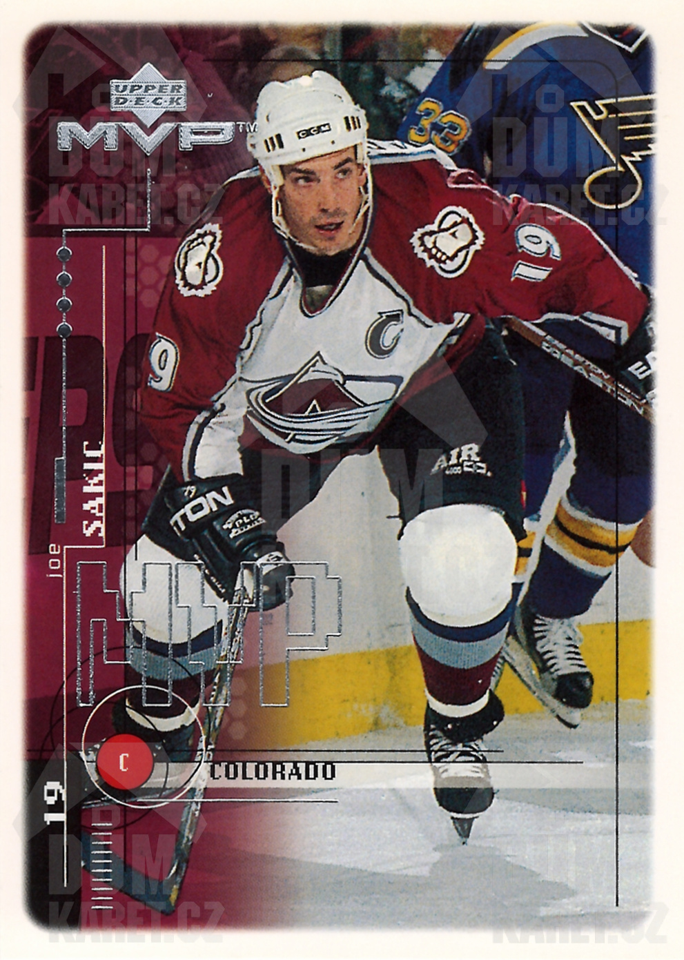 Joe Sakic - 1998/99 MVP Hockey - #53