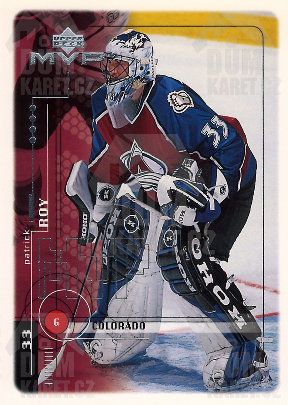 Patrick Roy - 1998/99 MVP Hockey - #52