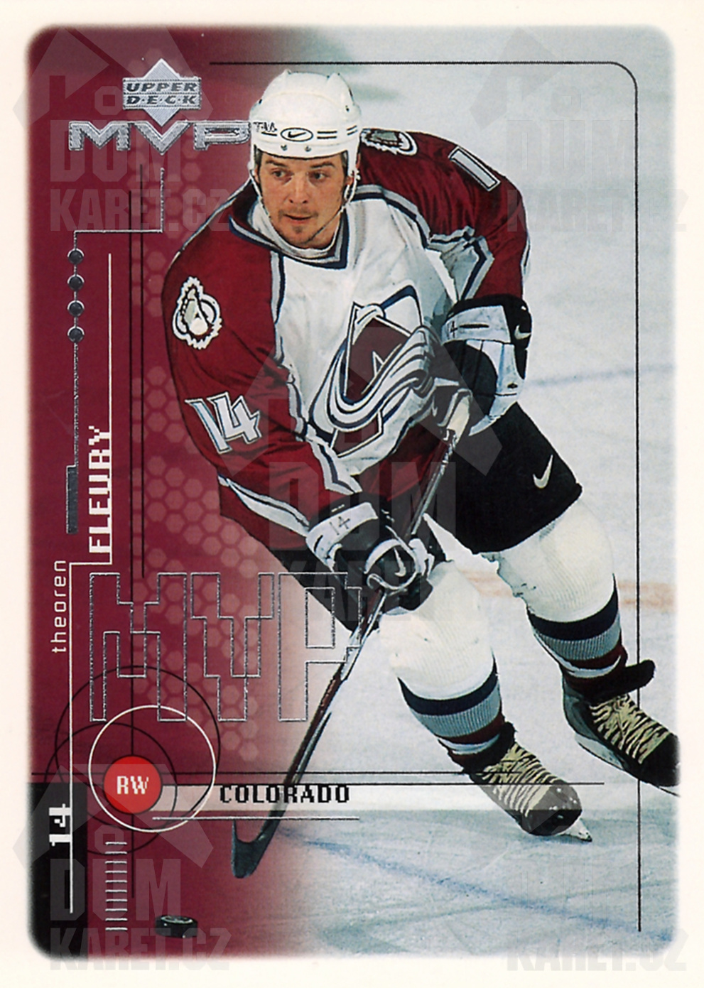 Theoren Fleury - 1998/99 MVP Hockey - #57