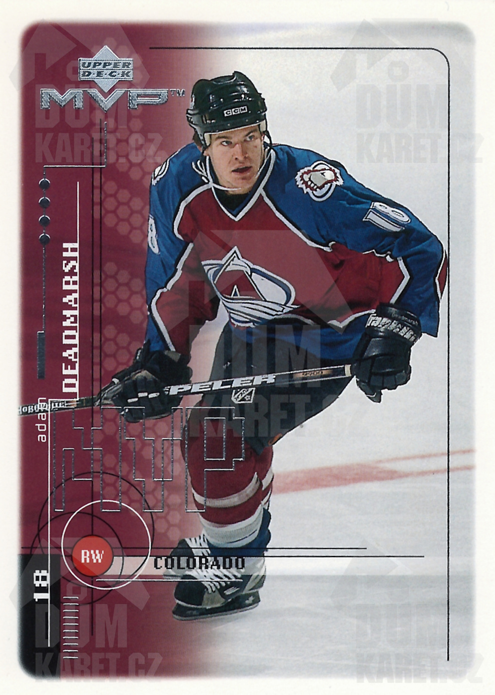 Adam Deadmarsh - 1998/99 MVP Hockey - #58