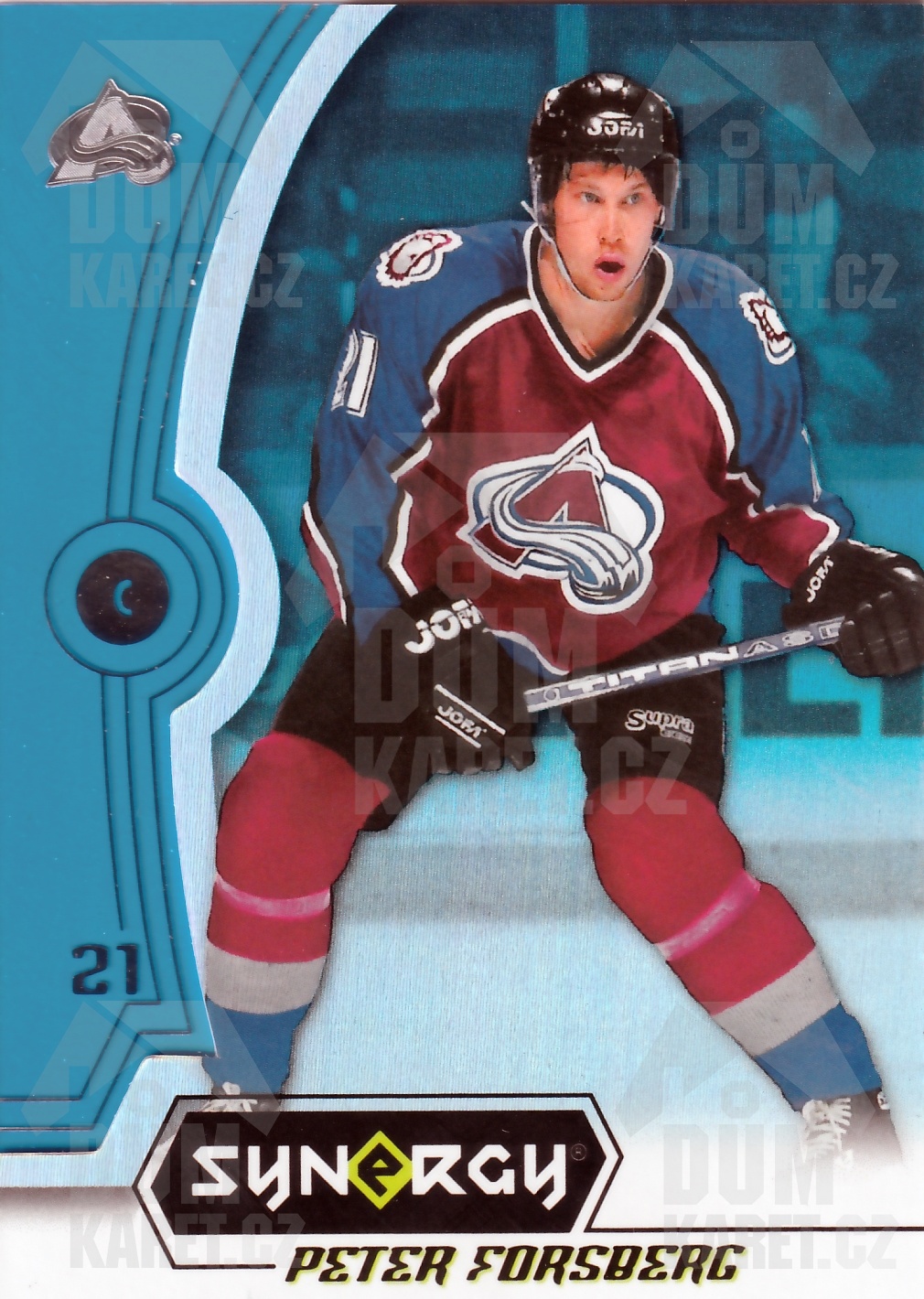 Peter Forsberg - 2018/19 UD Synergy Hockey - Blue - #38