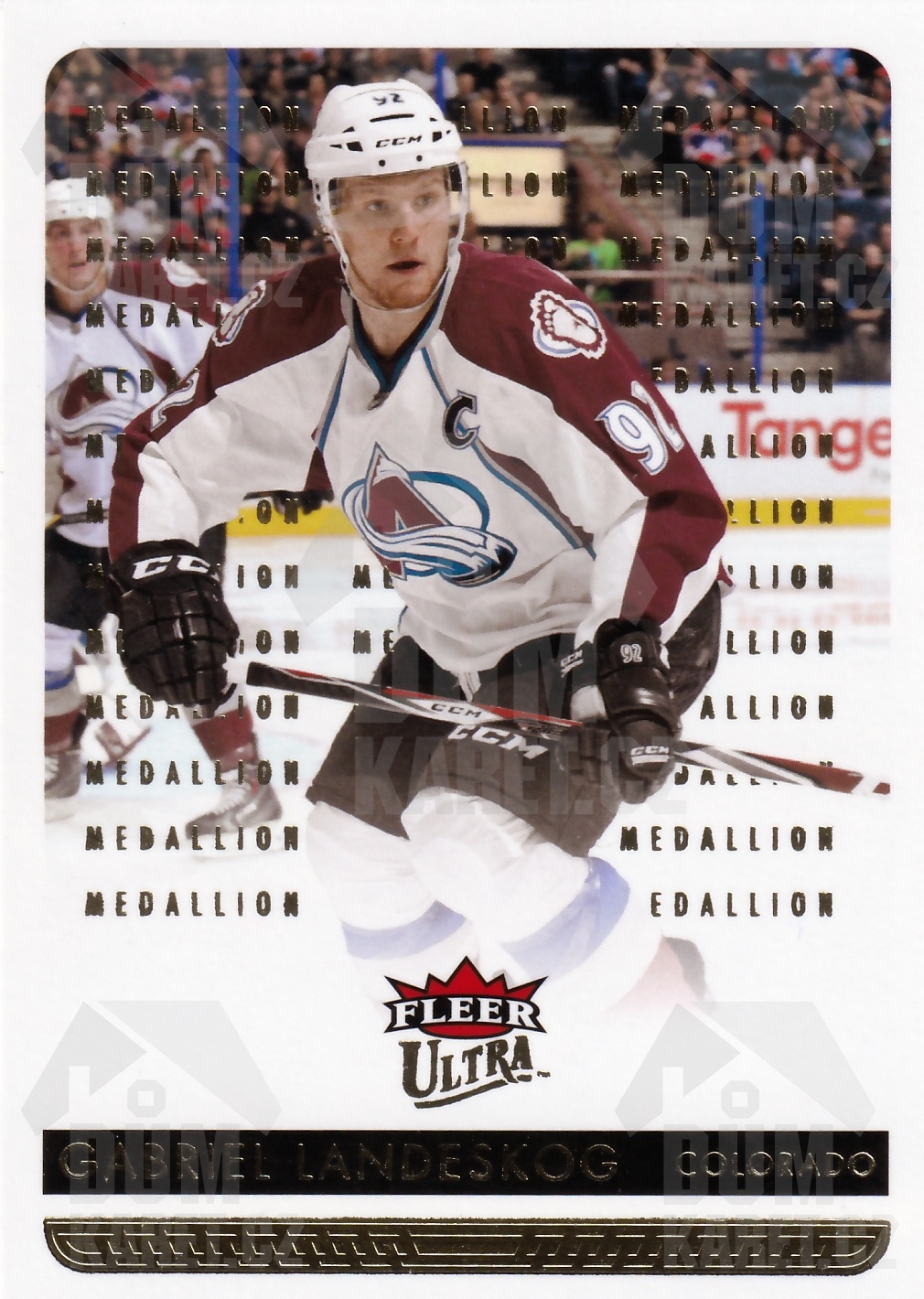 Gabriel Landeskog - 2014/15 Fleer Ultra Hockey - Gold Medallion - #45