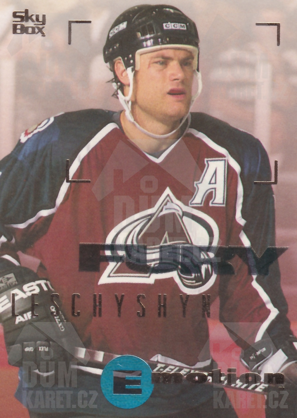 Curtis Leschyshyn - 1995/96 SkyBox Emotion - #39