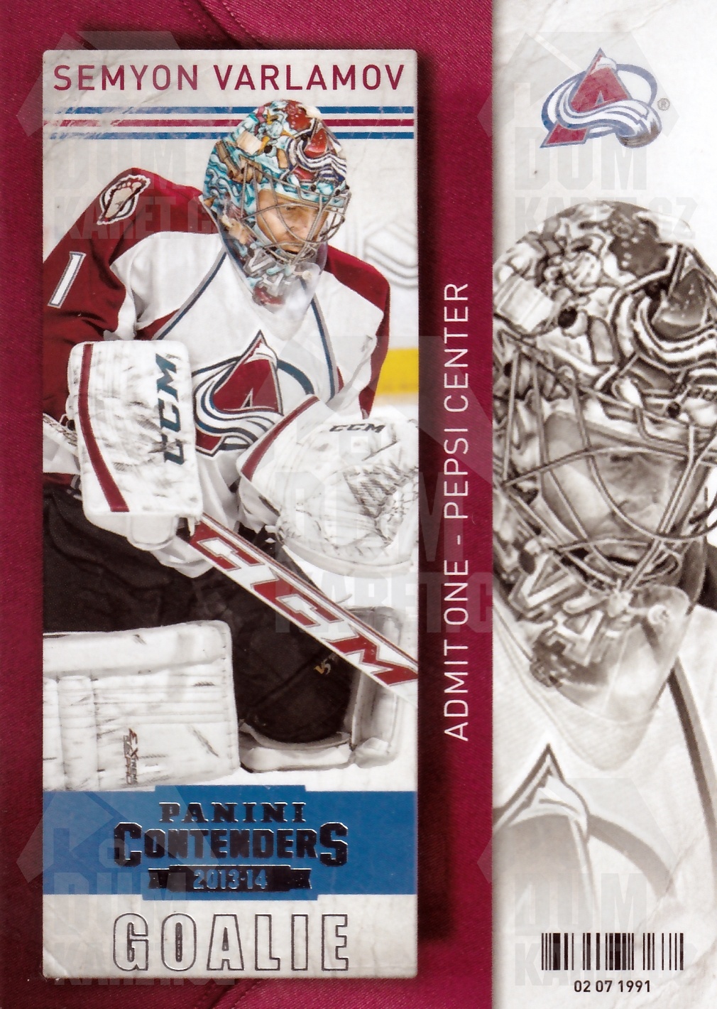 Semyon Varlamov - 2013/14 Panini Contenders - #18
