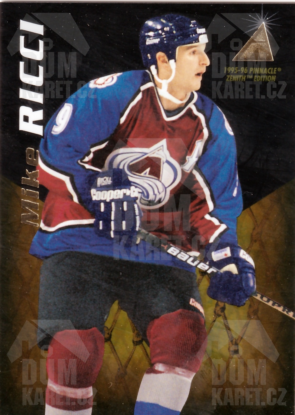 Mike Ricci - 1995/96 Pinnacle Zenith - #91