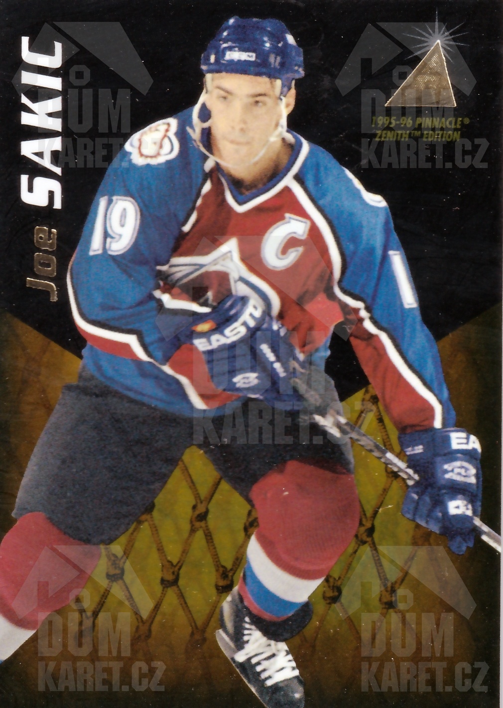 Joe Sakic - 1995/96 Pinnacle Zenith - #64