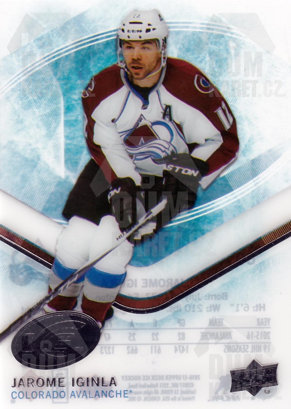 Jarome Iginla - 2016/17 UD Ice Hockey - #60