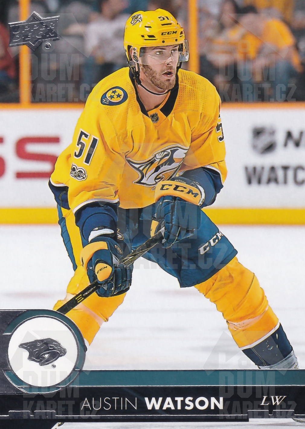 Austin Watson - 2017/18 UD Series II. Hockey - #353