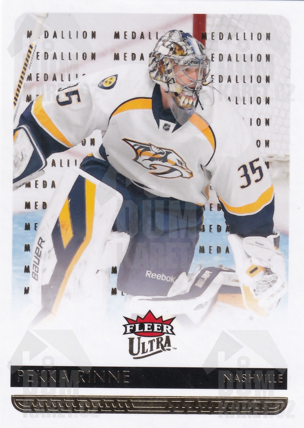 Pekka Rinne - 2014/15 Fleer Ultra Hockey - Gold Medallion - #106