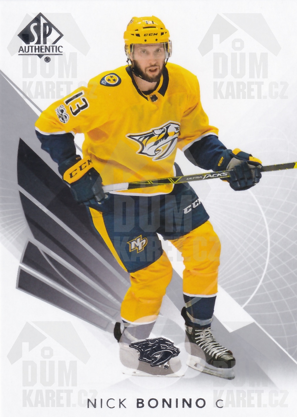 Nick Bonino - 2017/18 SP Authentic Hockey - #52