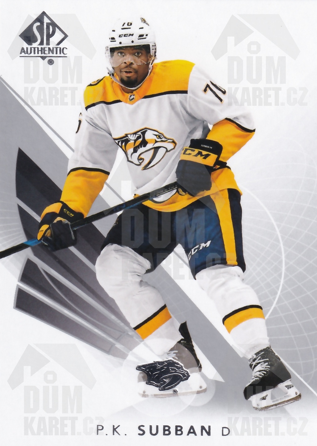 P.K. Subban - 2017/18 SP Authentic Hockey - #14