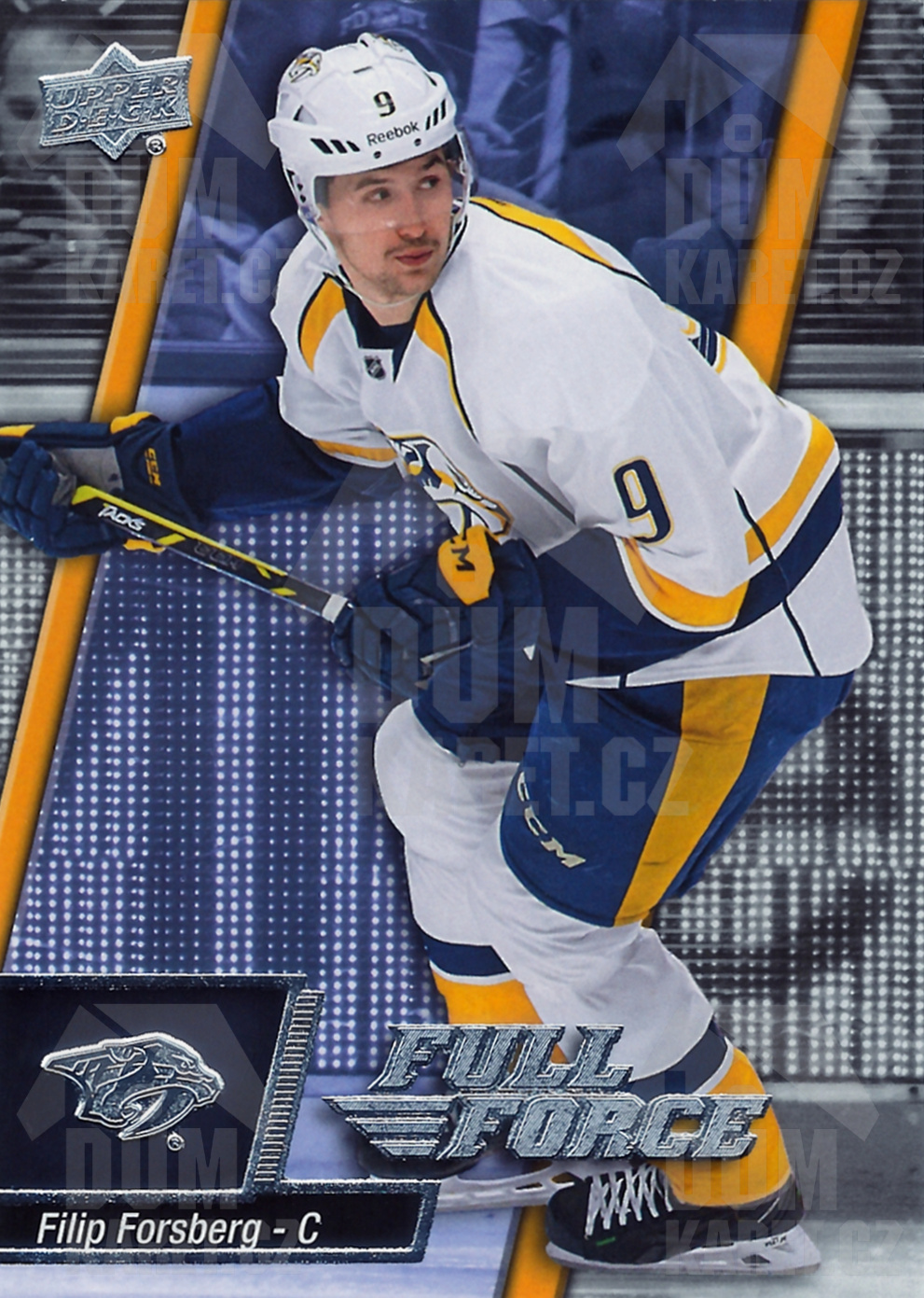 Filip Forsberg - 2015/16 UD Full Force Hockey - #95