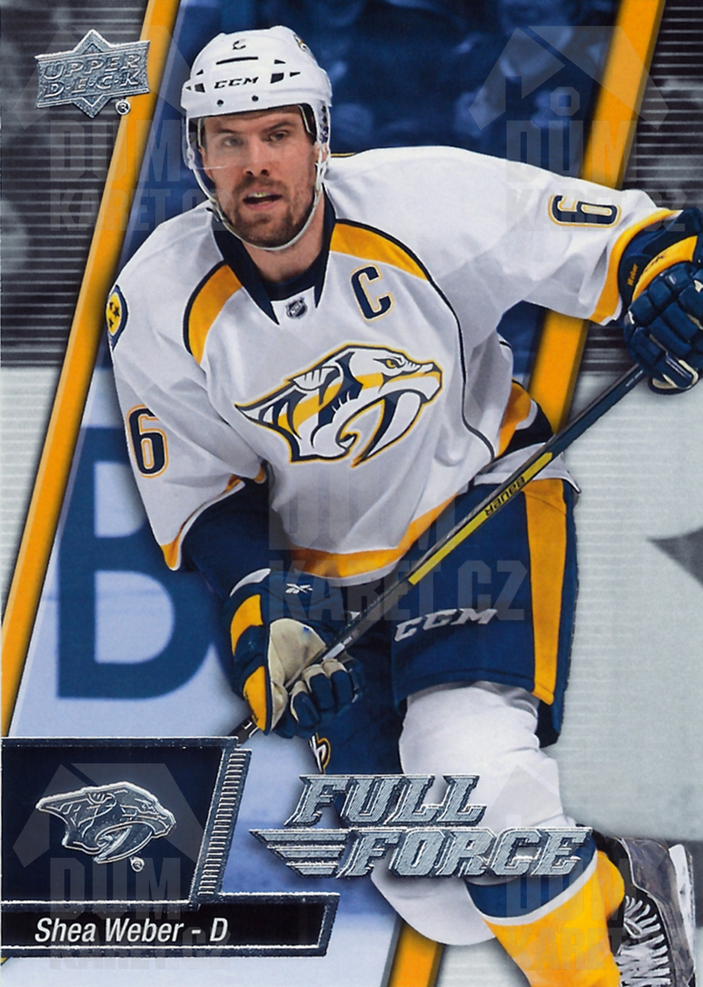 Shea Weber - 2015/16 UD Full Force Hockey - #45