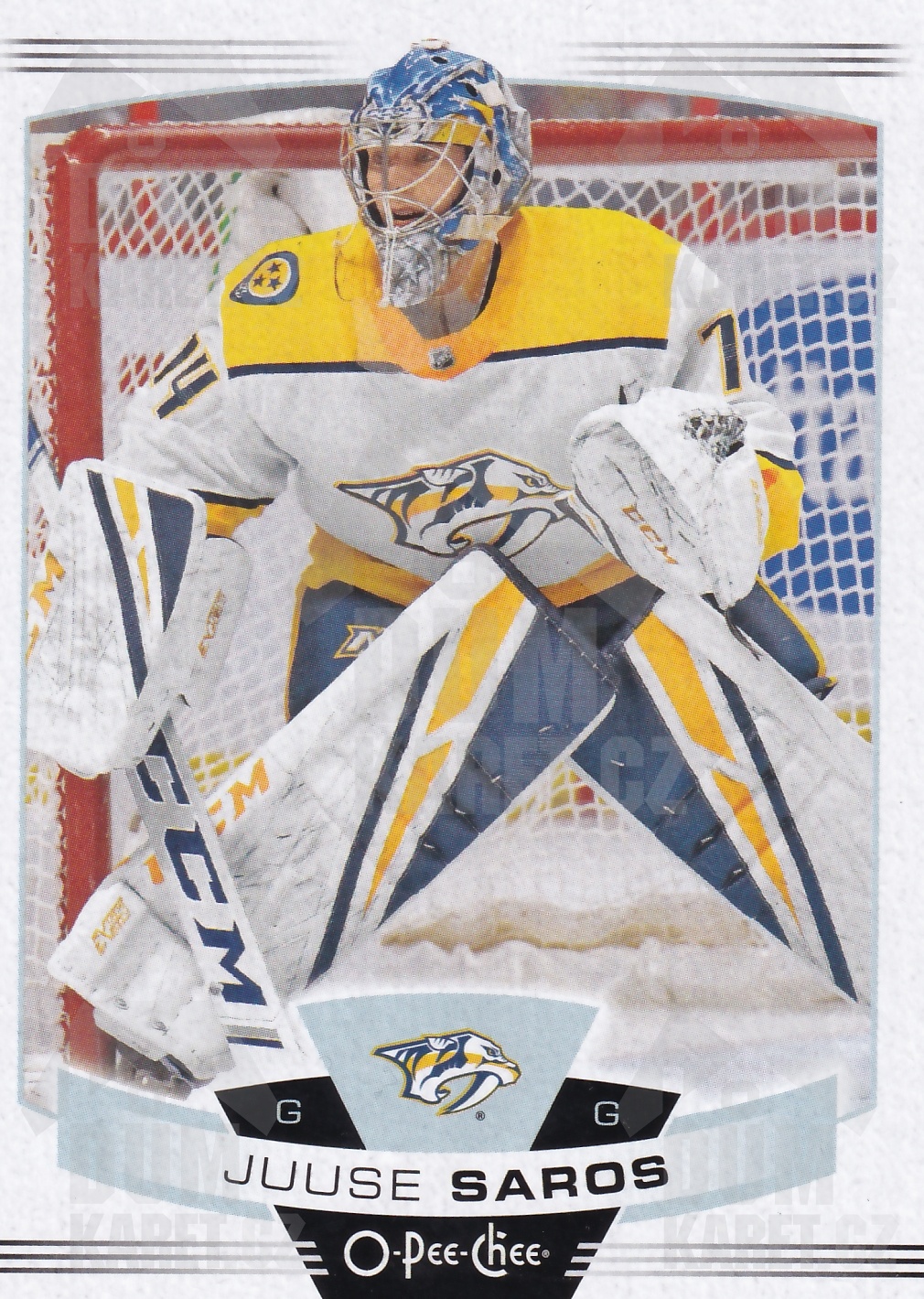 Juuse Saros - 2019/20 O-Pee-Chee Hockey - #102