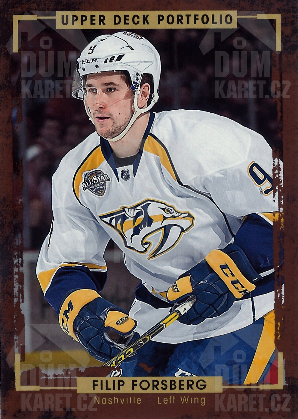 Filip Forsberg - 2015/16 UD Portfolio Hockey - #48