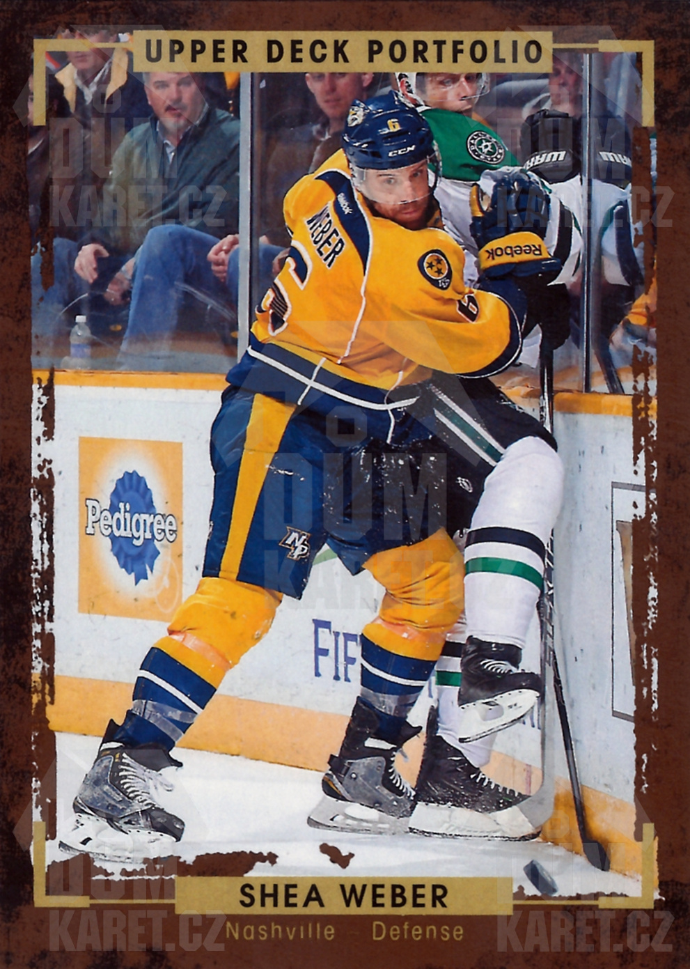Shea Weber - 2015/16 UD Portfolio Hockey - #65