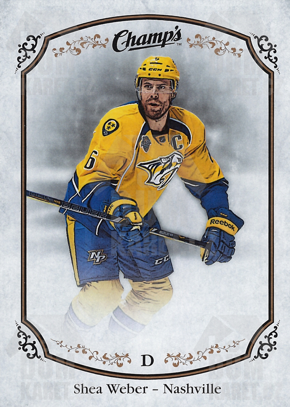 Shea Weber - 2015/16 UD Champ's Hockey - #199