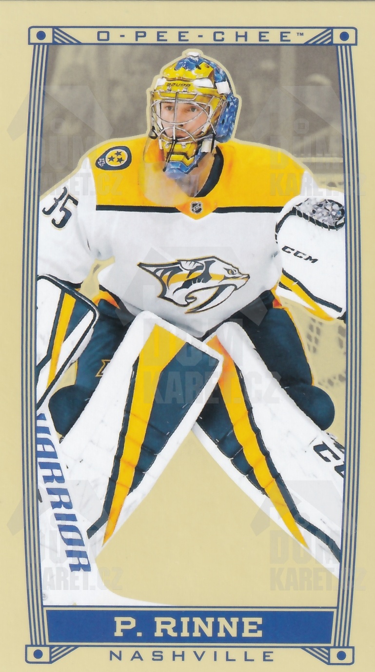 Pekka Rinne - 2019/20 O-Pee-Chee Hockey - Caramel Mini - #C-2A