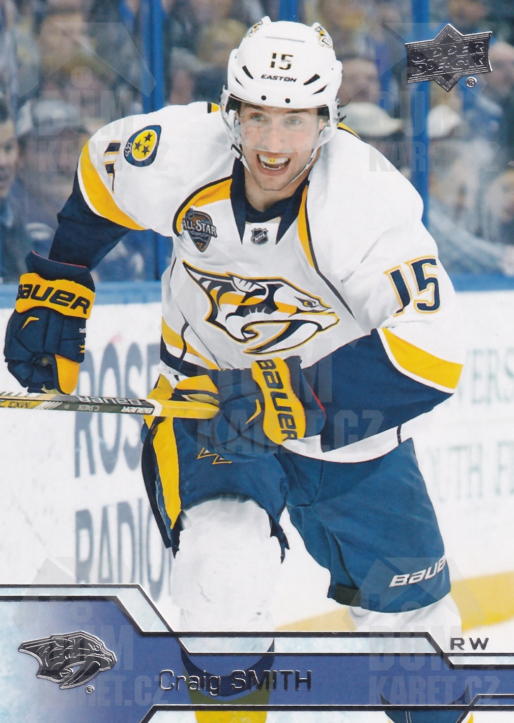 Craig Smith - 2016/17 UD Series I. Hockey - #105