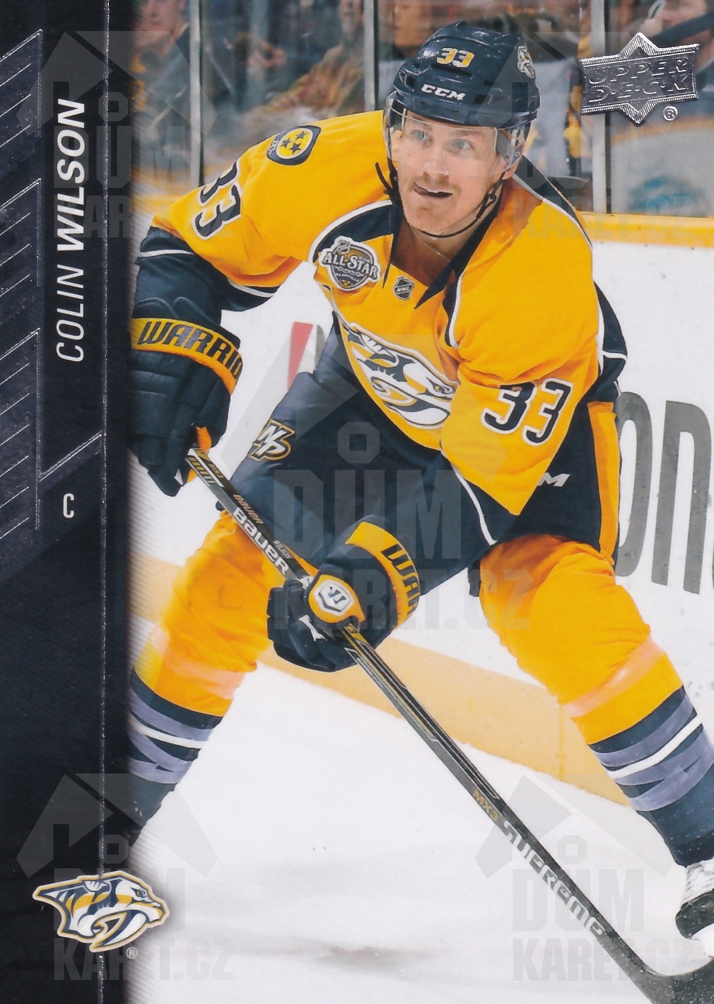 Colin Wilson - 2015/16 UD Series II. Hockey - #364