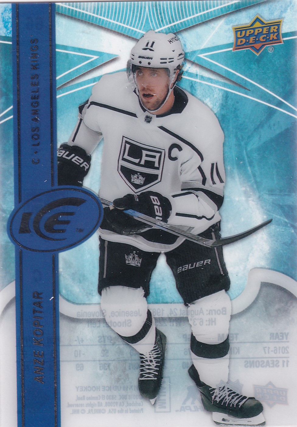 Anze Kopitar - 2017/18 UD Ice Hockey - #66