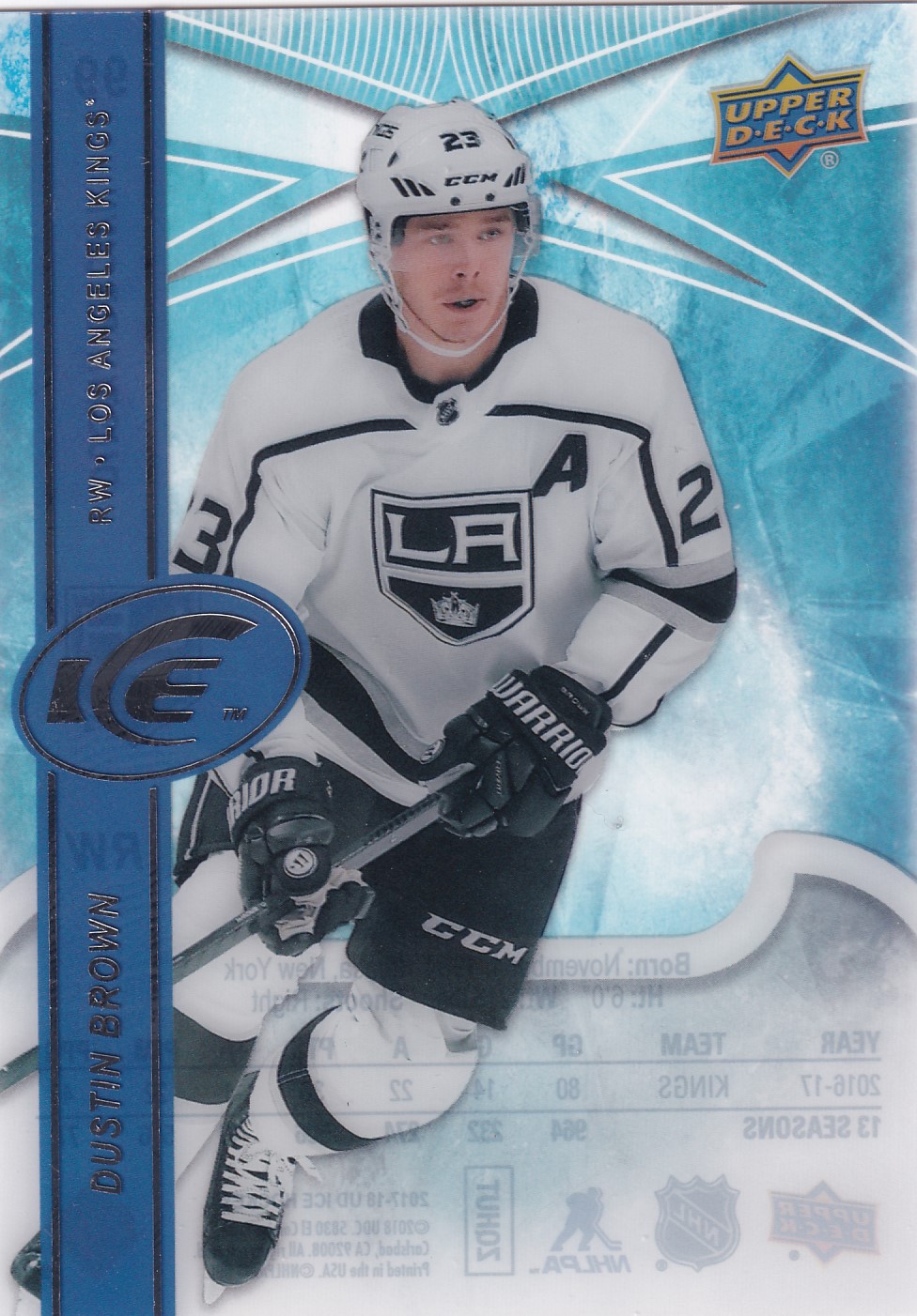 Dustin Brown - 2017/18 UD Ice Hockey - #99