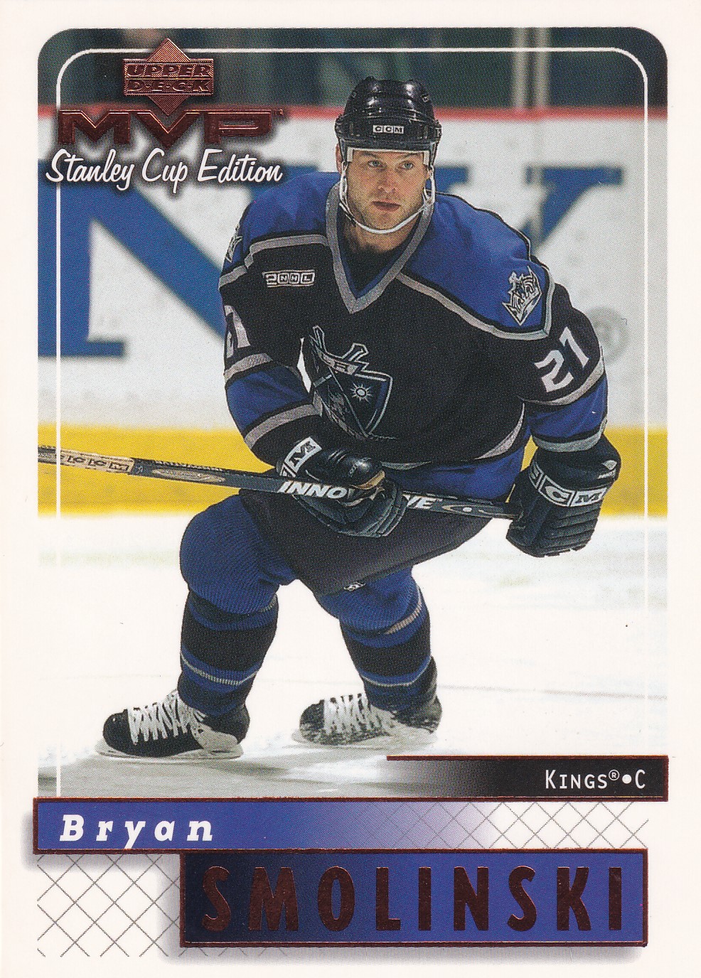 Bryan Smolinski - 1999/00 MVP Hockey - Stanley Cup Edition - #86