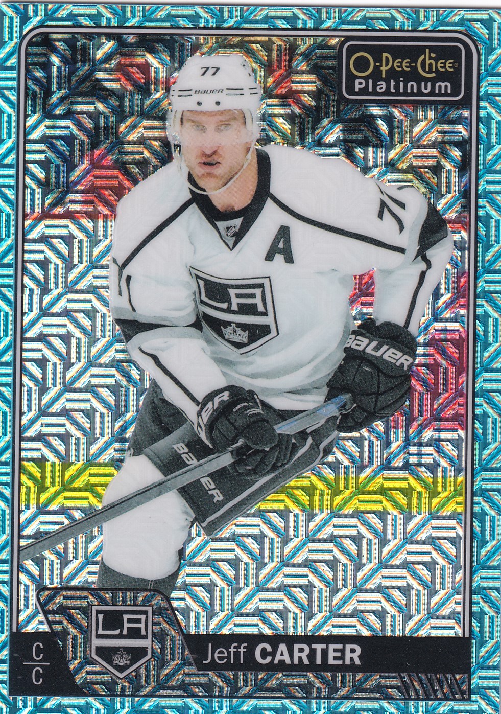 Jeff Carter - 2016/17 OPC Platinum Hockey - Ice Blue Traxx - #91