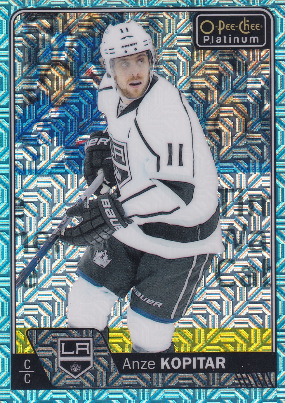Anze Kopitar - 2016/17 OPC Platinum Hockey - Ice Blue Traxx - #8
