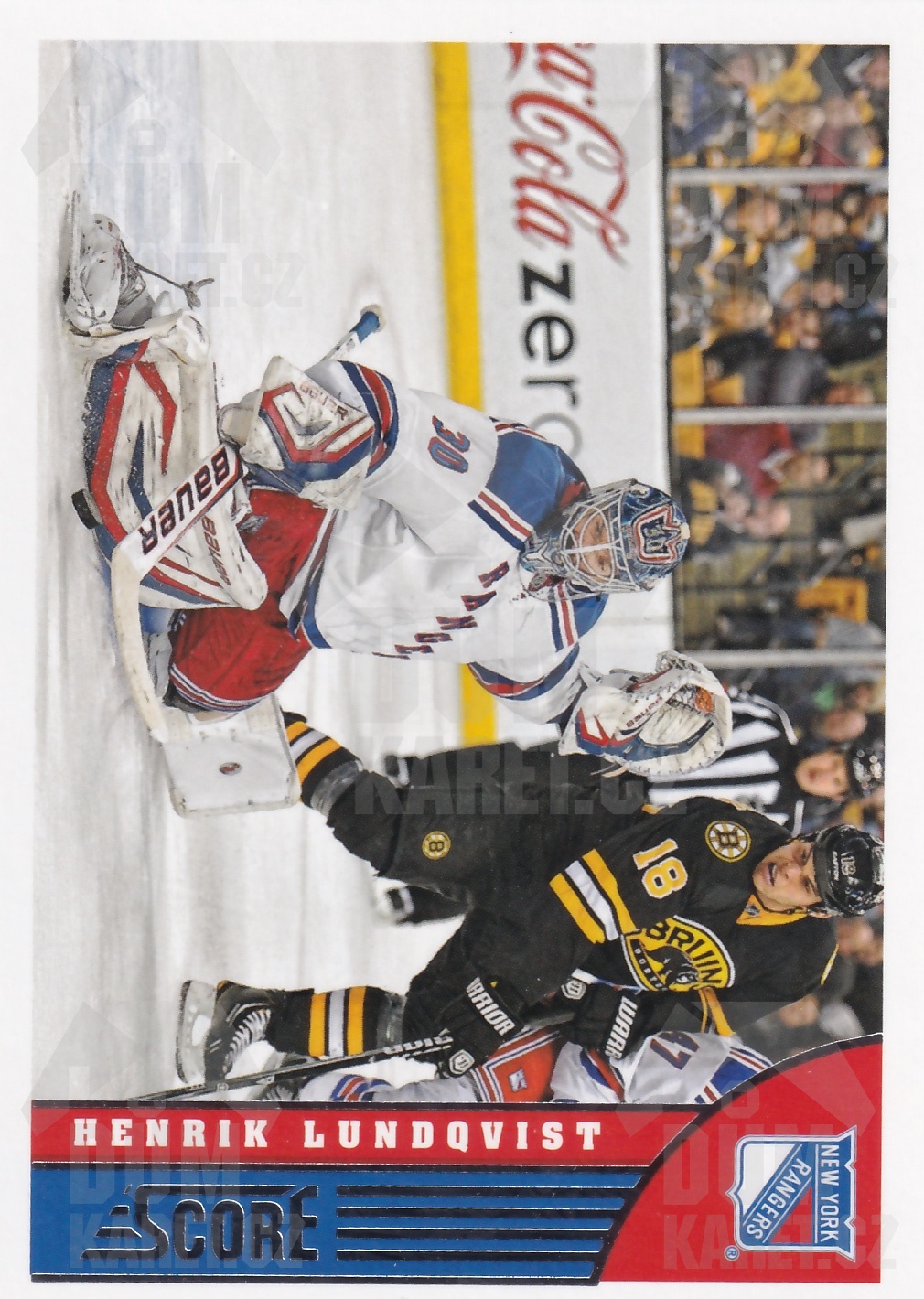 Henrik Lundqvist - 2013/14 Panini Score Hockey - #326
