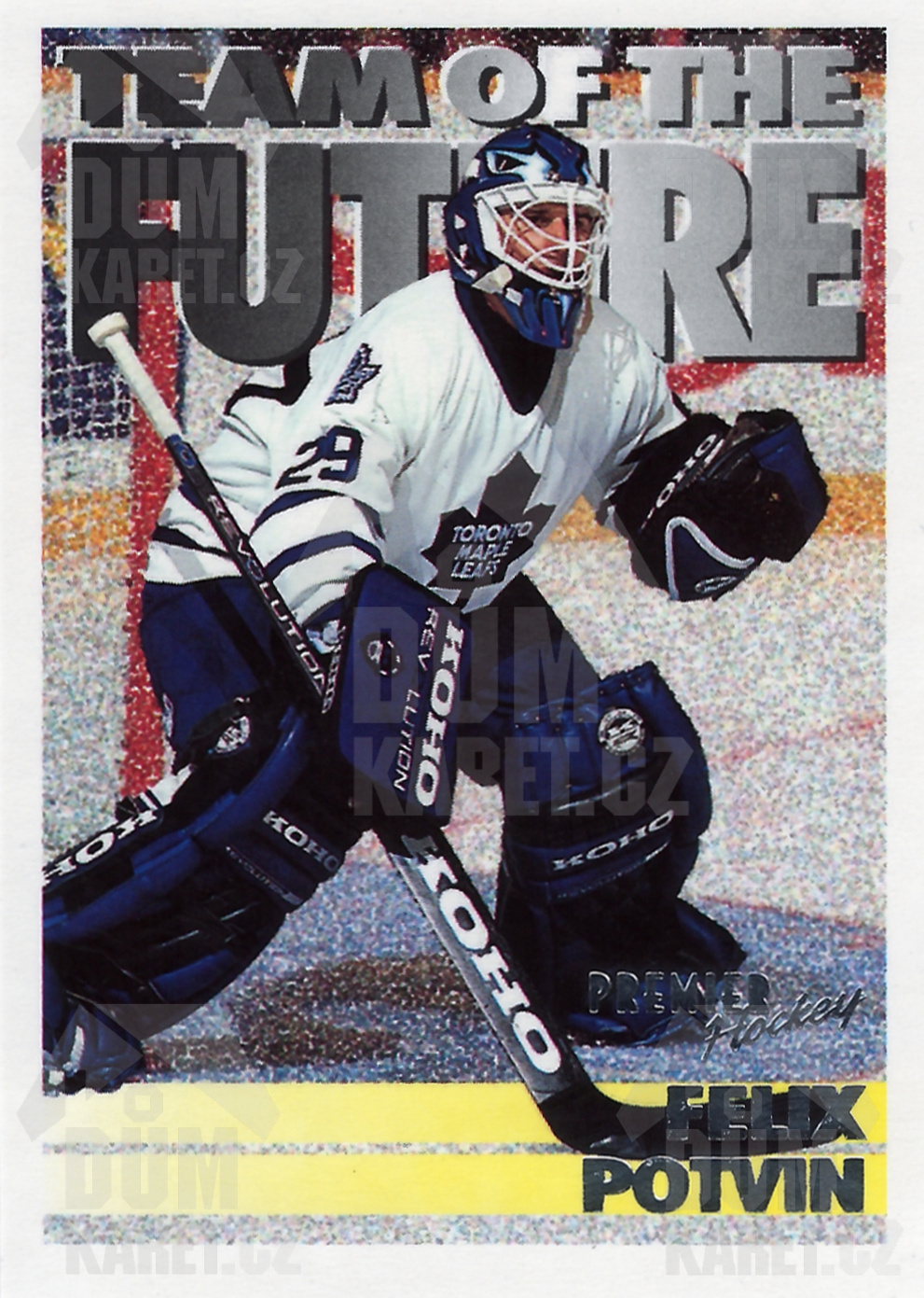 Felix Potvin - 1994/95 Topps Premier Series I. Hockey- Team of the Future - #238