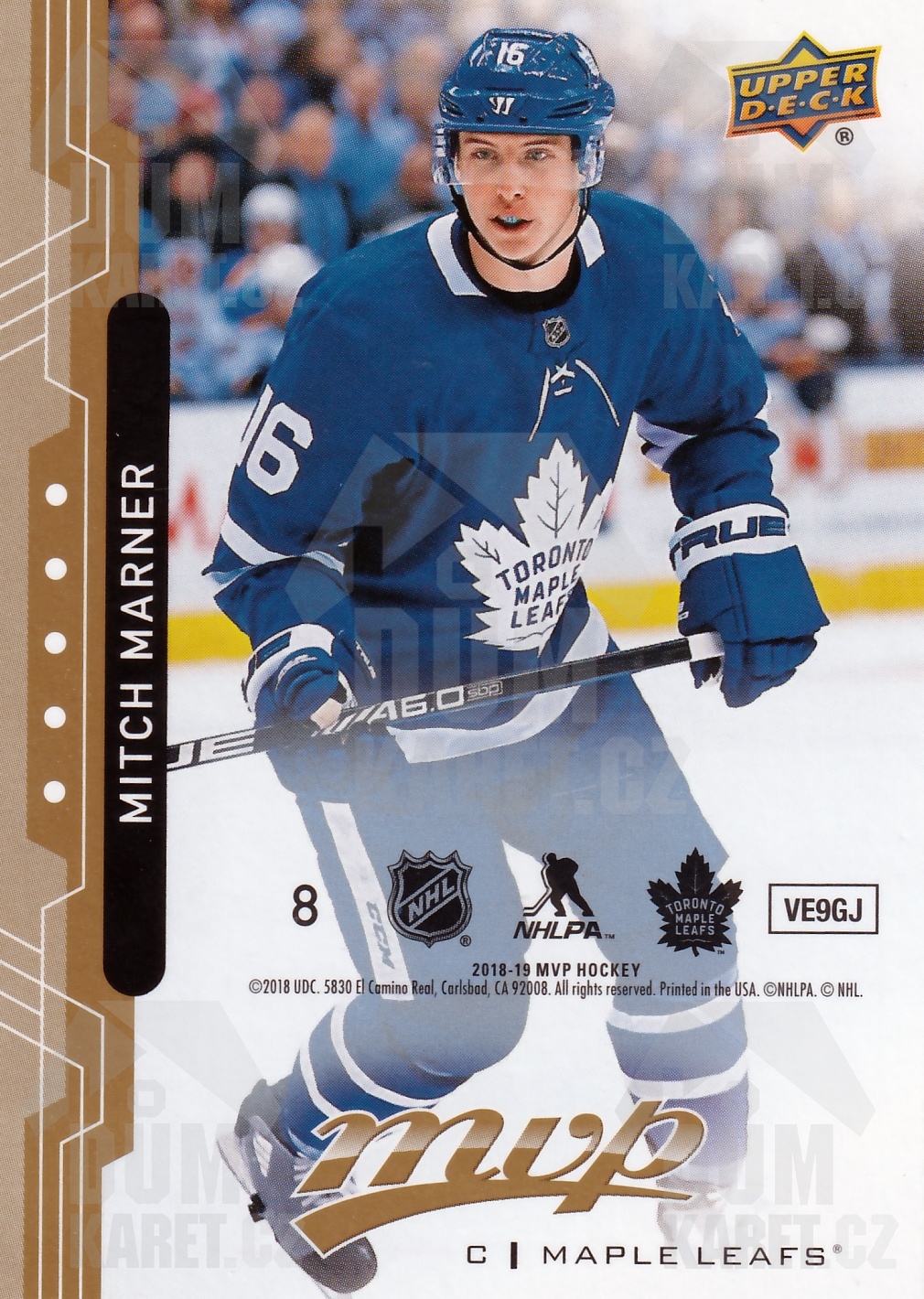 Mitch Marner - 2018/19 MVP Hockey - Puzzle - #8
