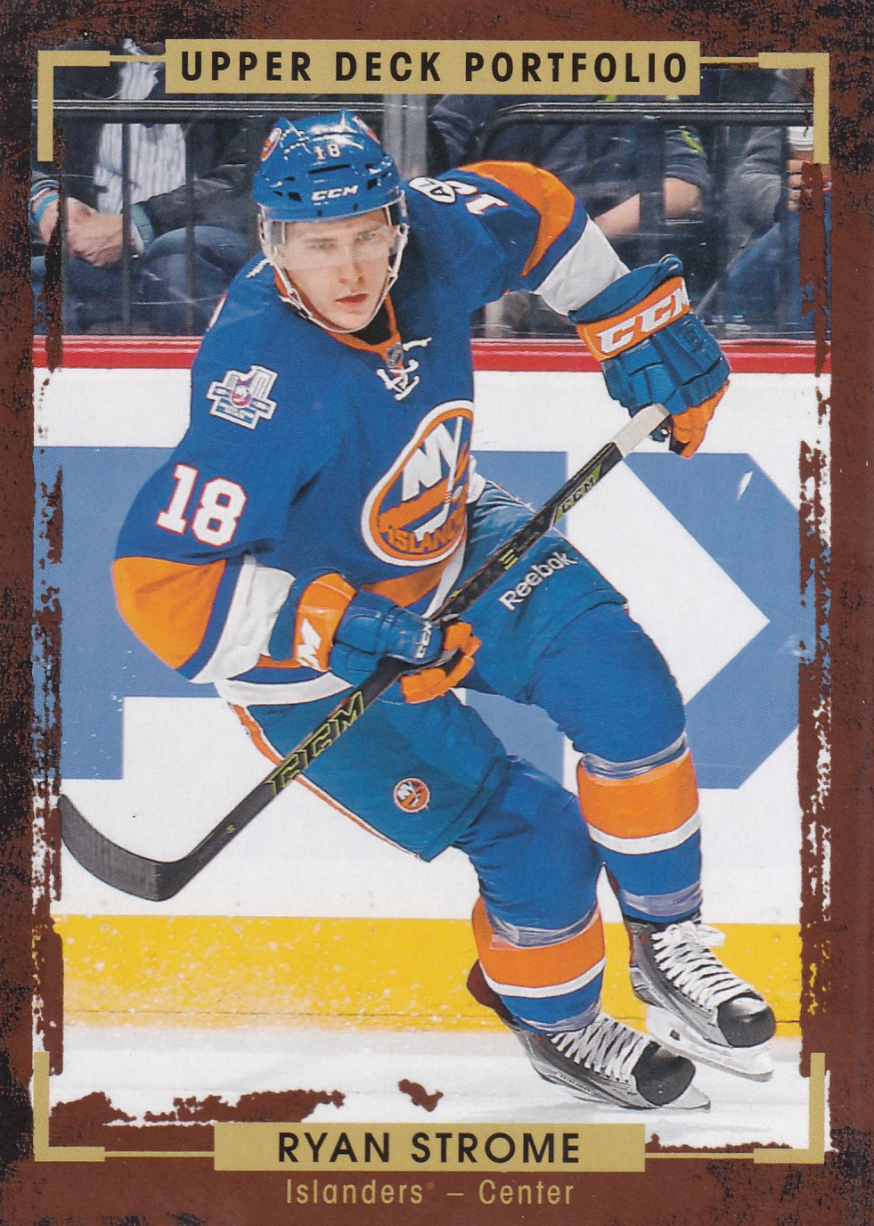 Ryan Strome - 2015/16 UD Portfolio Hockey - #10