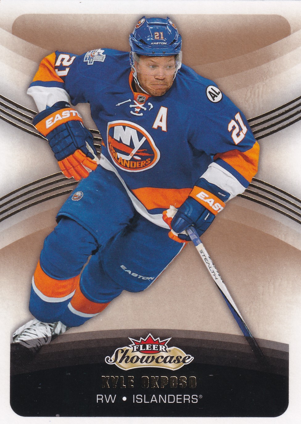 Kyle Okposo - 2015/16 Fleer Showcase Hockey - #79
