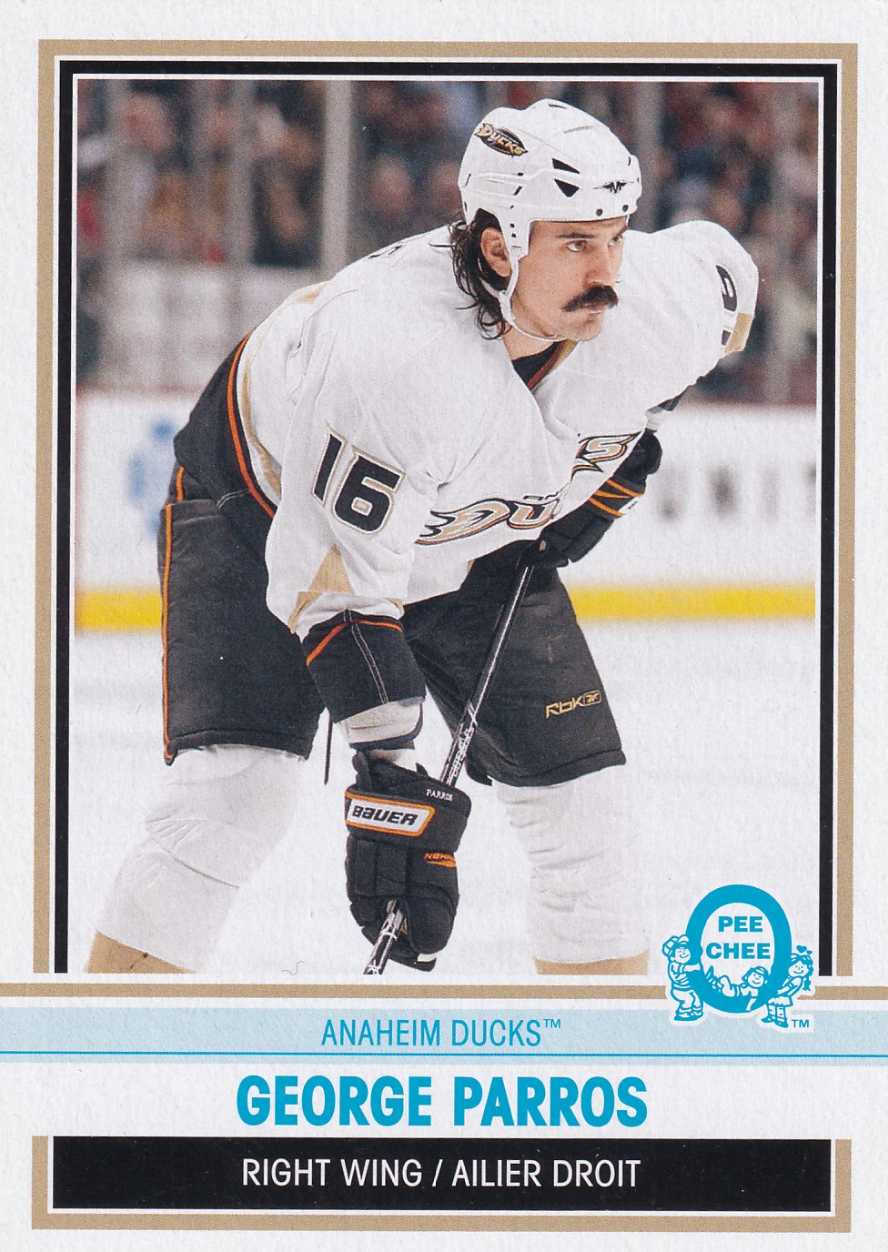 George Parros - 2009/10 O-Pee-Chee Hockey - Retro - #323