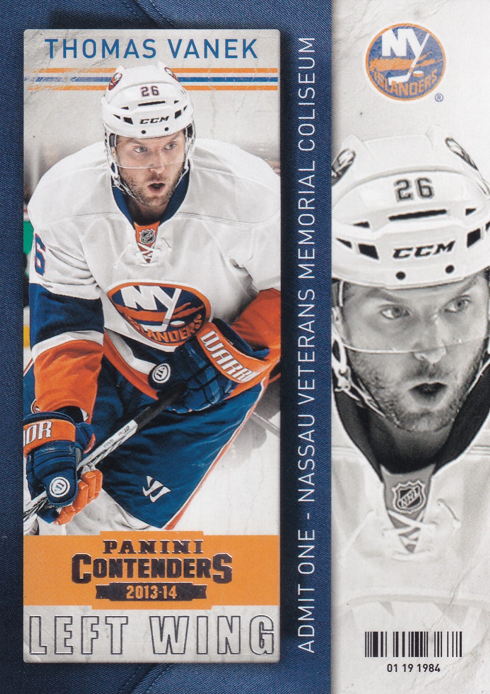Thomas Vanek - 2013/14 Panini Contenders - #88