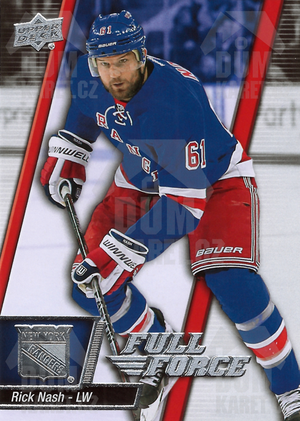 Rick Nash - 2015/16 UD Full Force Hockey - #53