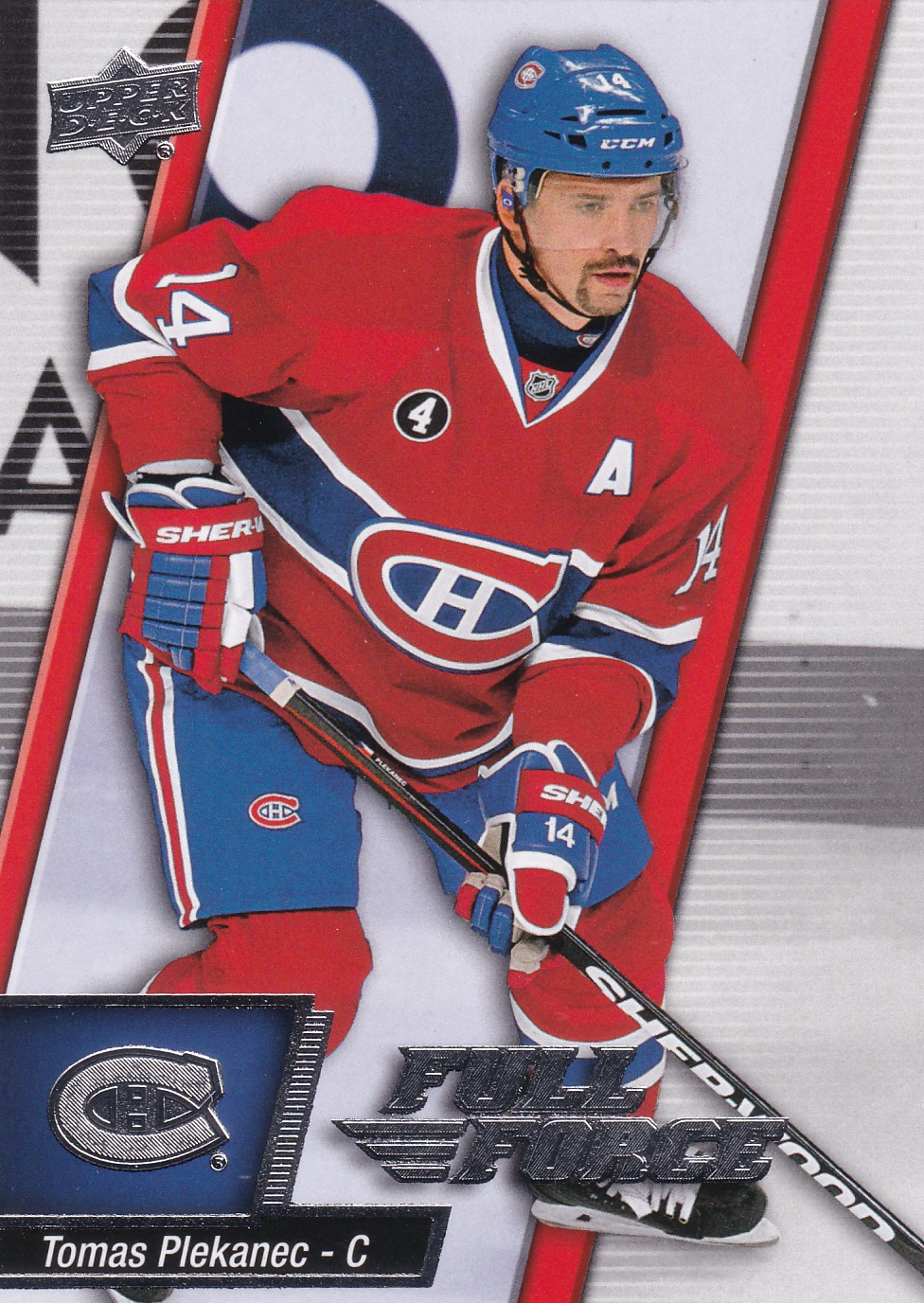 Tomáš Plekanec - 2015/16 UD Full Force Hockey - #37