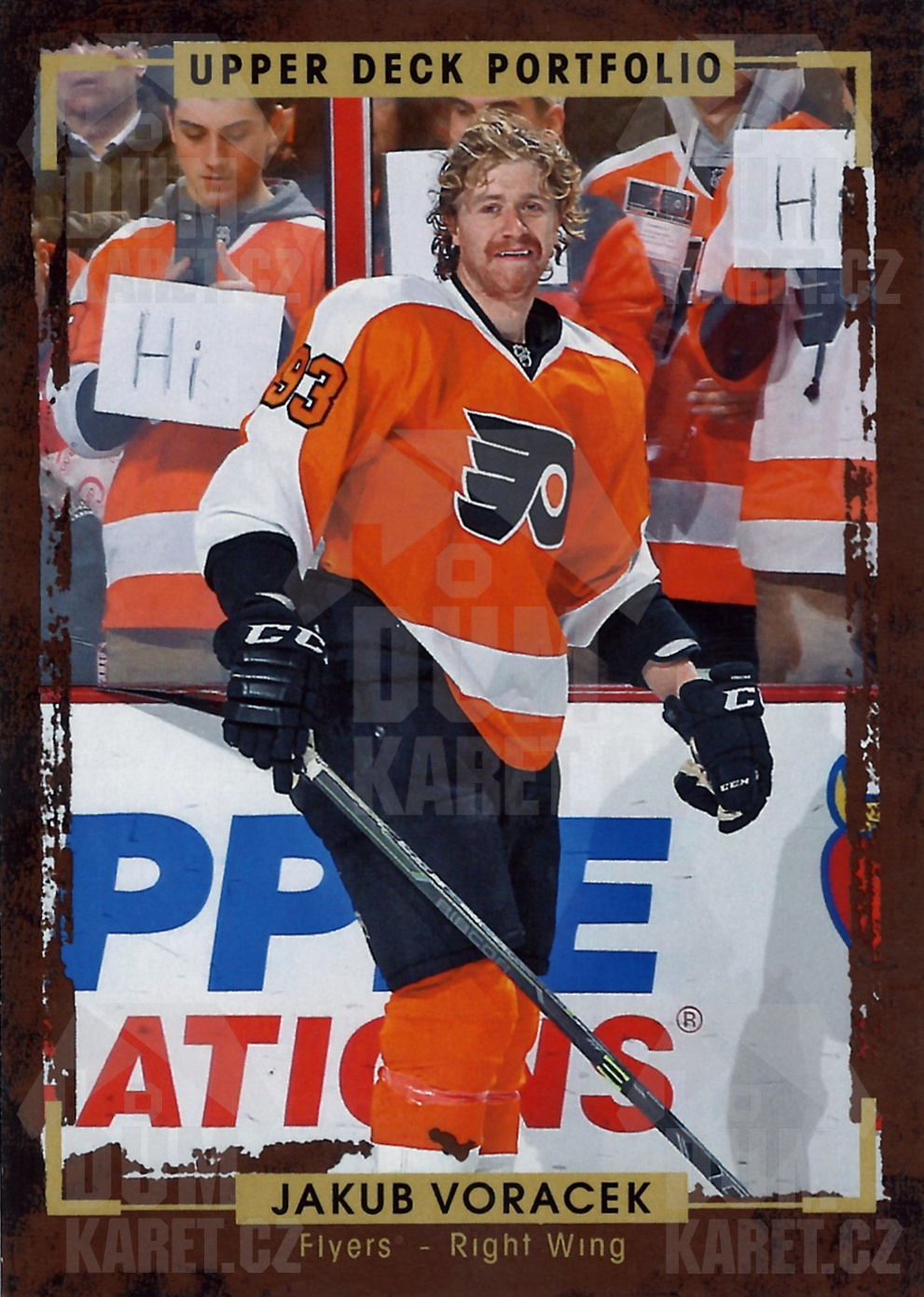 Jakub Voráček - 2015/16 UD Portfolio Hockey - #79