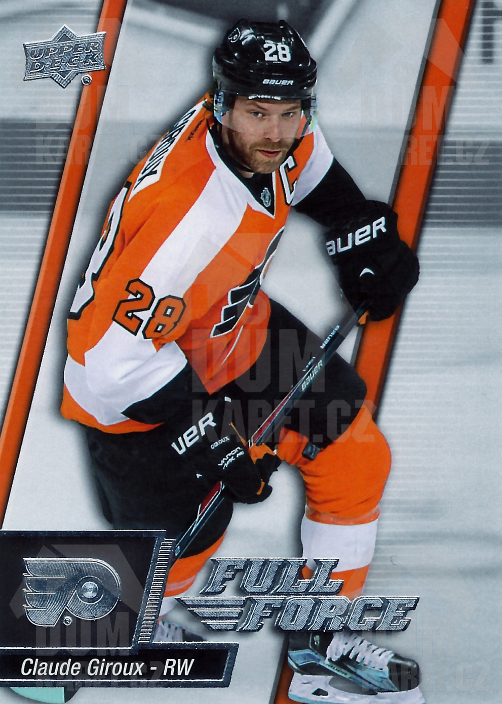 Claude Giroux - 2015/16 UD Full Force Hockey - #78