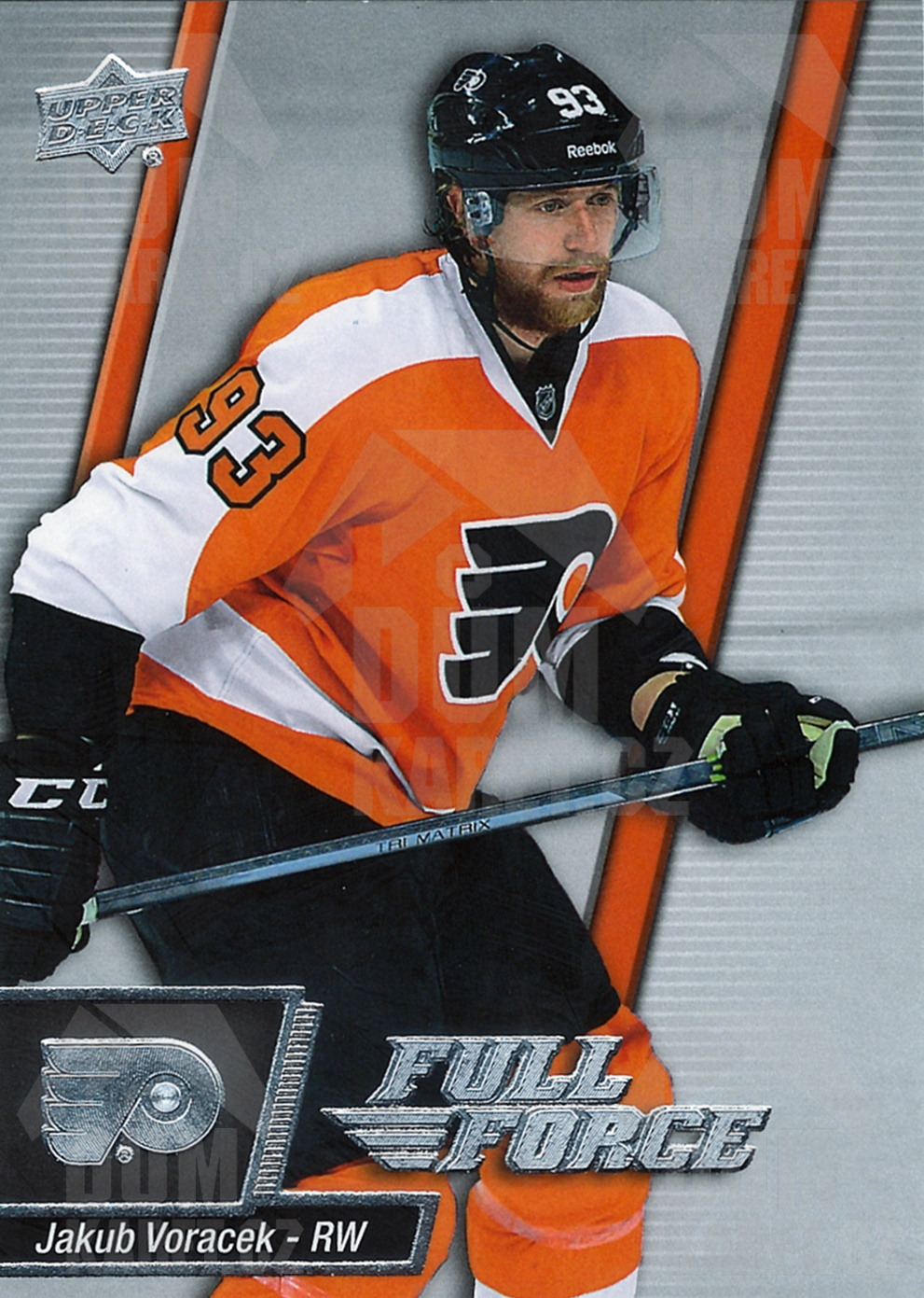 Jakub Voráček - 2015/16 UD Full Force Hockey - #5