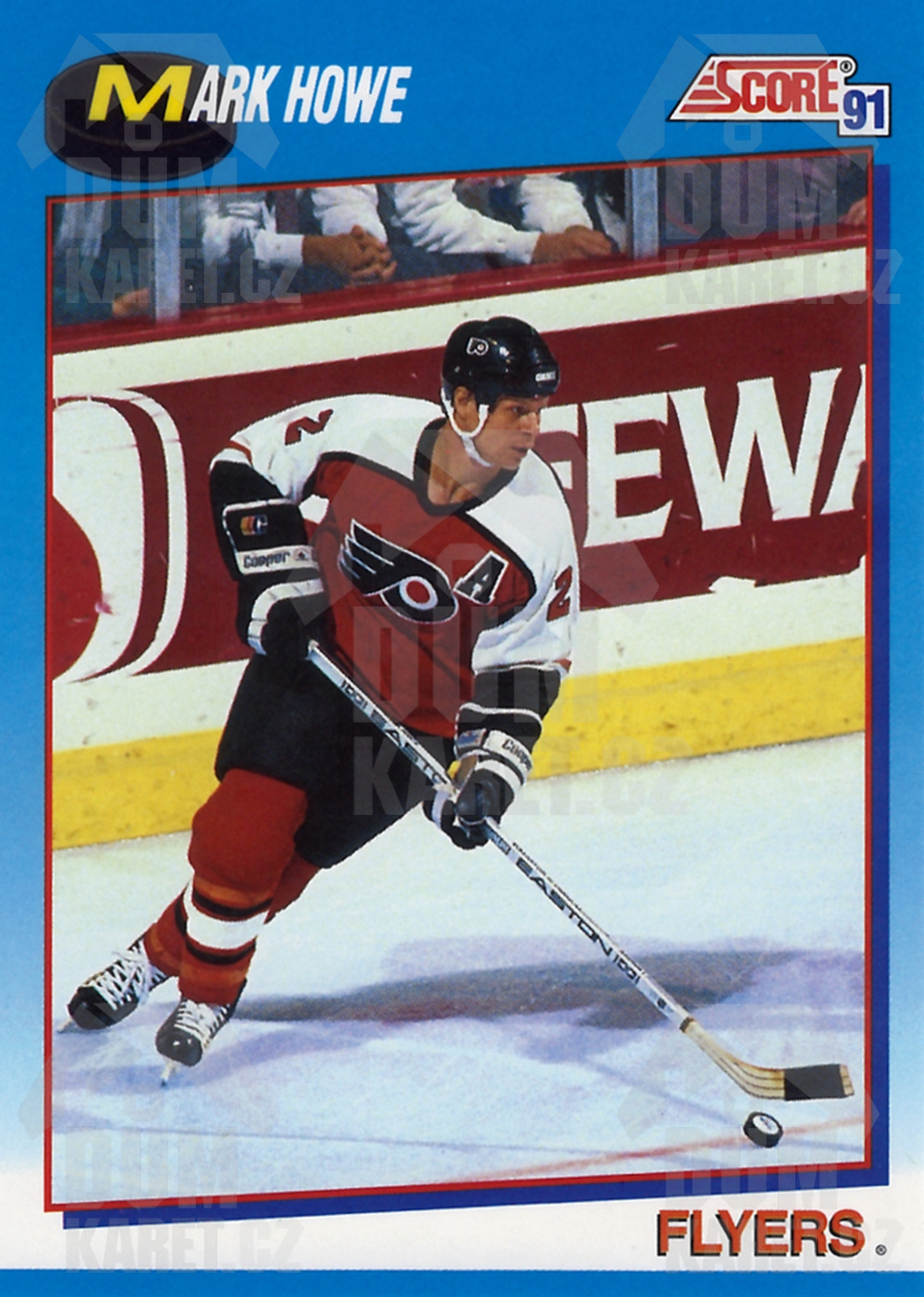 Mark Howe - 1991/92 Score Hockey - Blue - #472