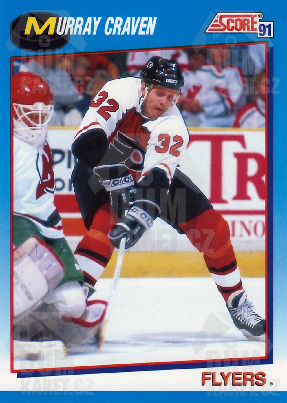 Murray Craven - 1991/92 Score Hockey - Blue - #482
