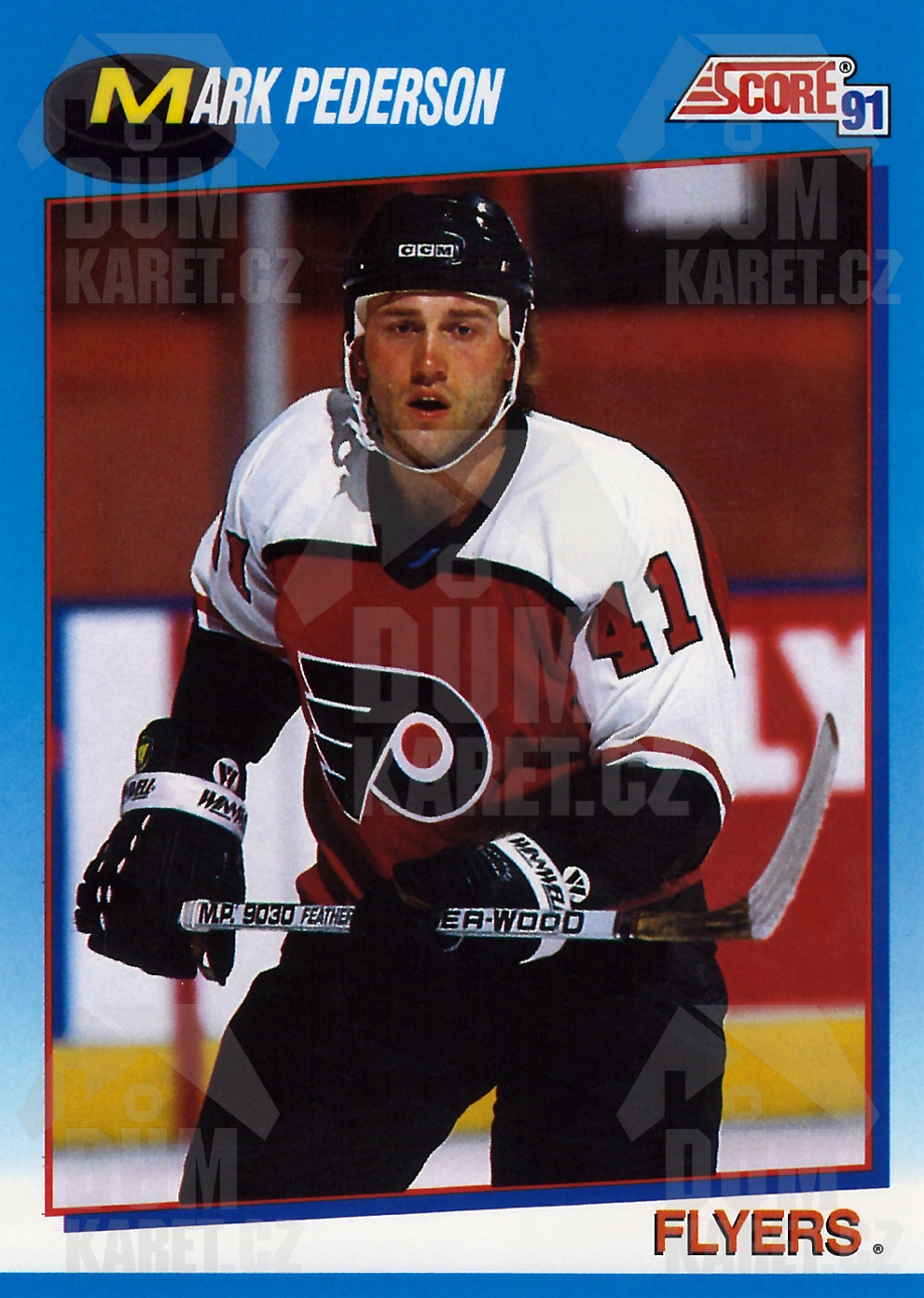 Mark Pederson - 1991/92 Score Hockey - Blue - #435